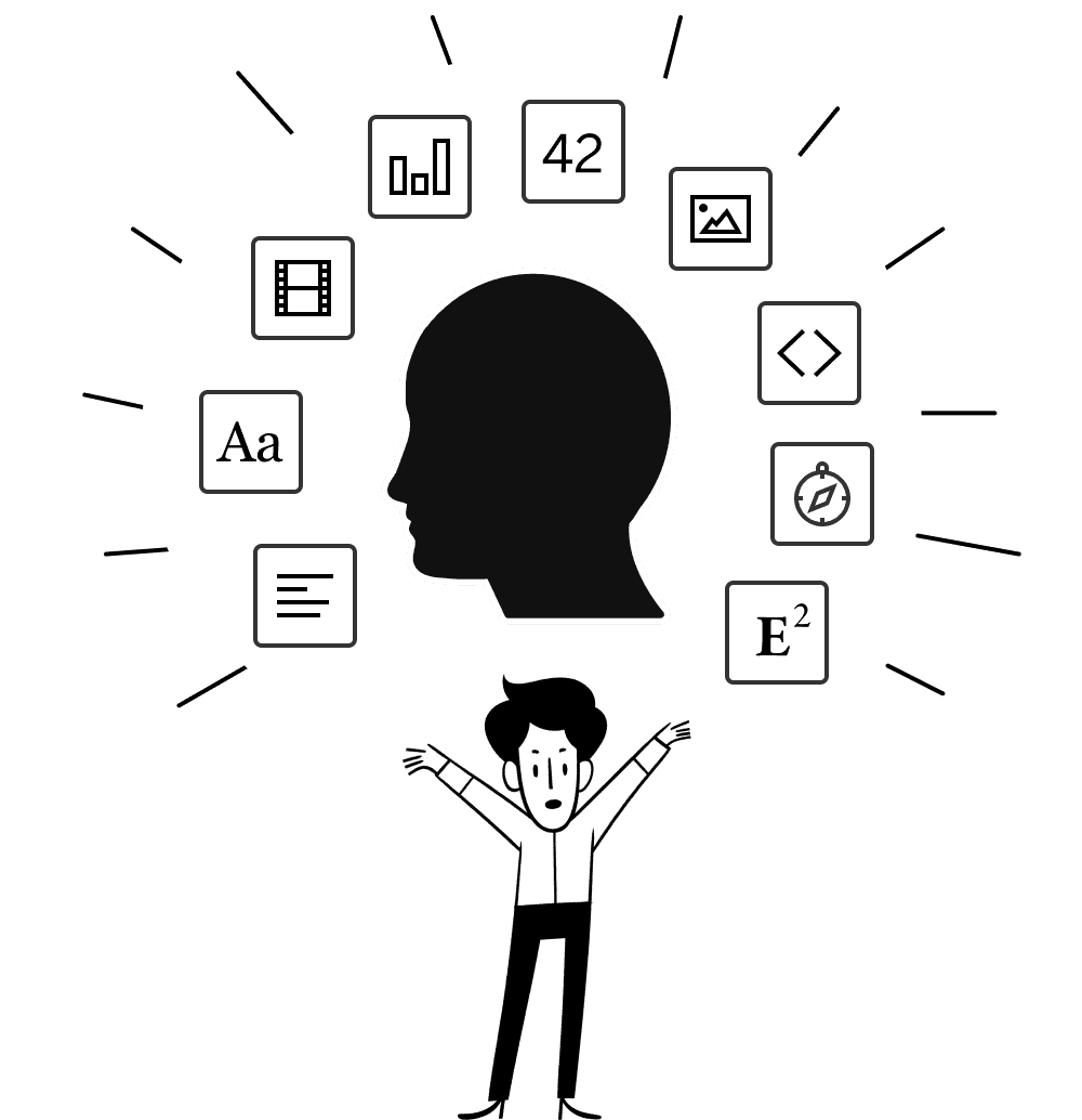 여러 문서를 기념하고 있는 사람의 그림