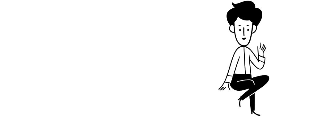 동영상 플레이어 위에 앉아있는 사람의 그림