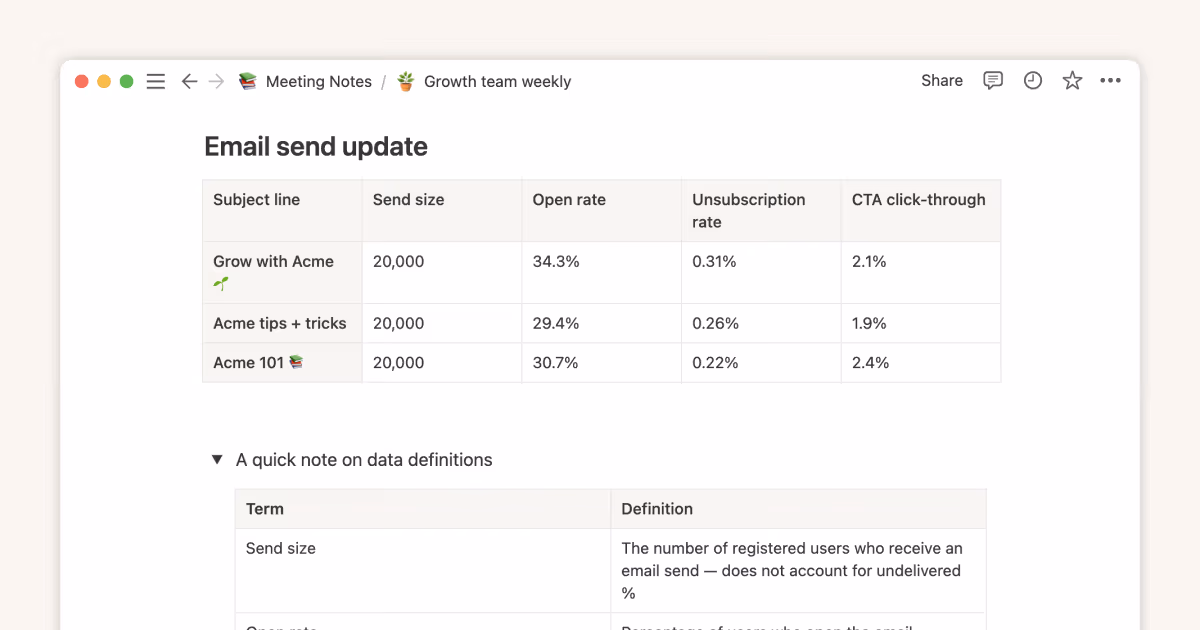 간단한 표 vs. 데이터베이스
