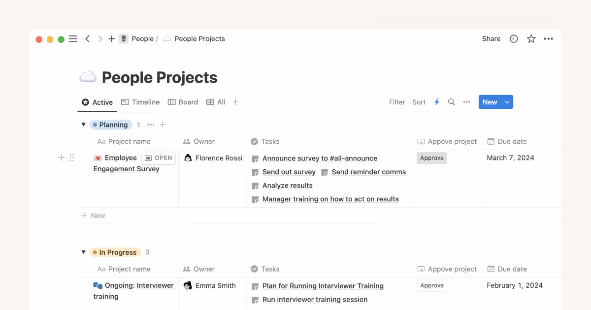 데이터베이스 버튼 속성으로 업무 효율성 높이기
